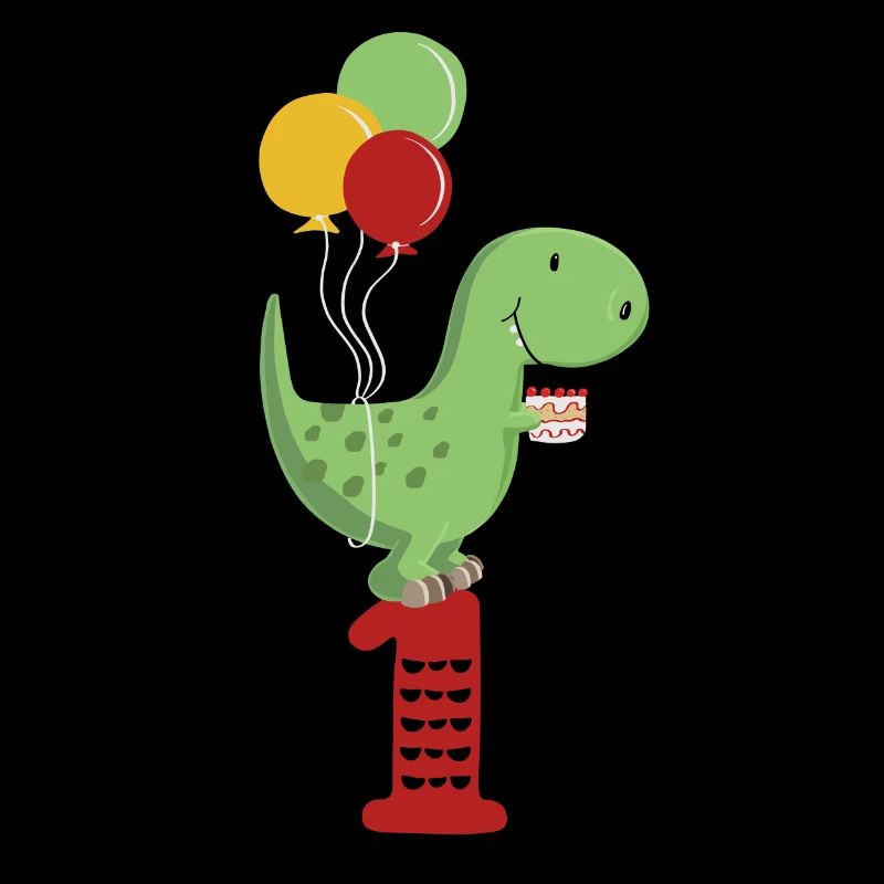 First Birthday Boy T Rex Dinosaur