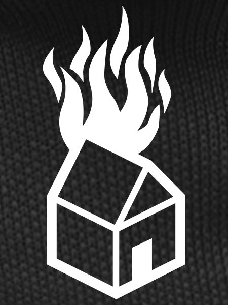 Burning house