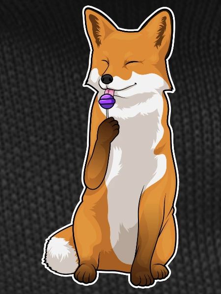 Fox lollipops