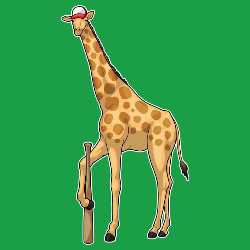 Batte de baseball girafe