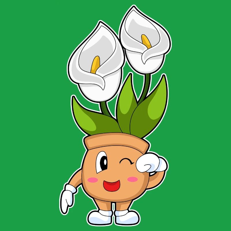 Pot de fleurs Calla-Lily Fleurs