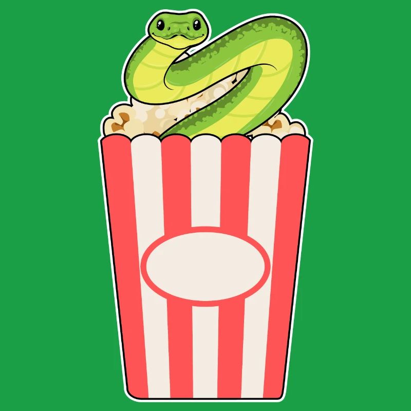 Maïs soufflé serpent
