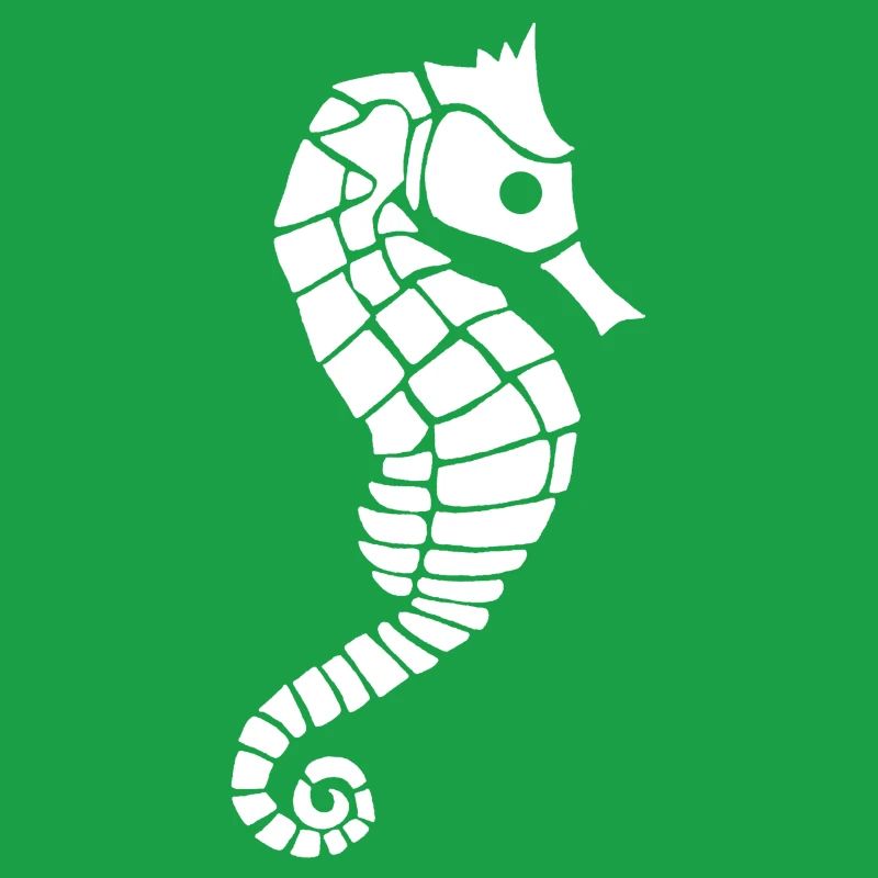 Hippocampe blanc