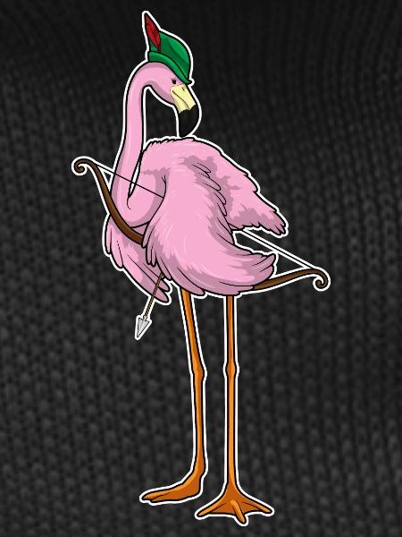 Flamingo Archer Bow Bow Bow