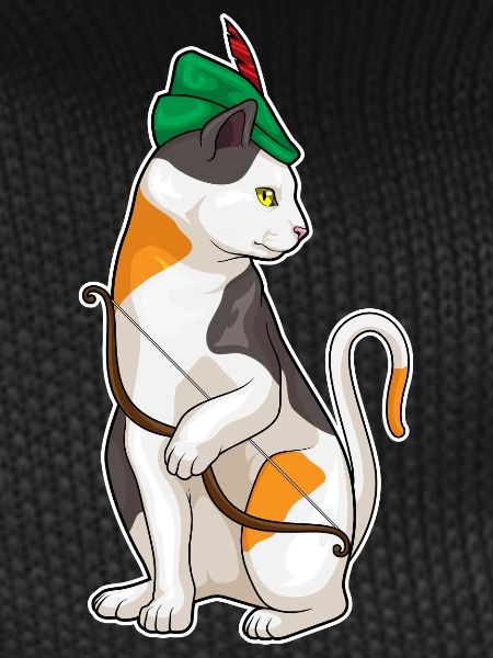 Cat Archer Bow