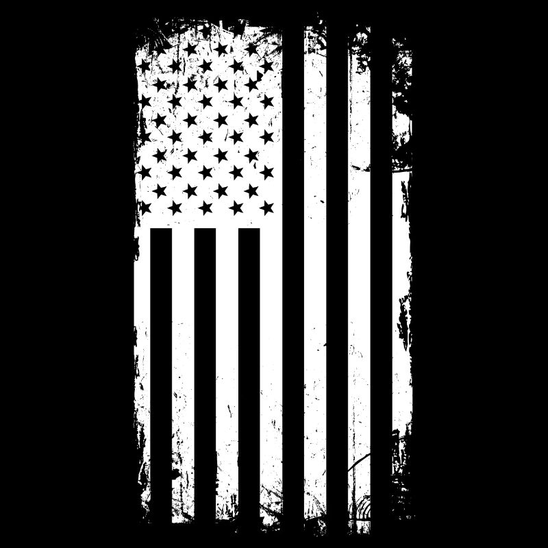 Drapeau américain en détresse Grunge