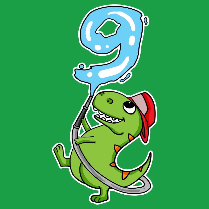Dino Pompier Numéro 9 ws