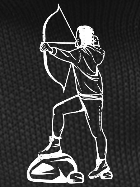 Archery Girl Drawing