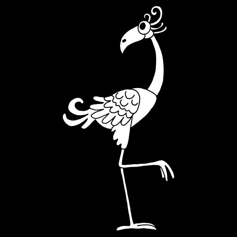 Funny White Bird