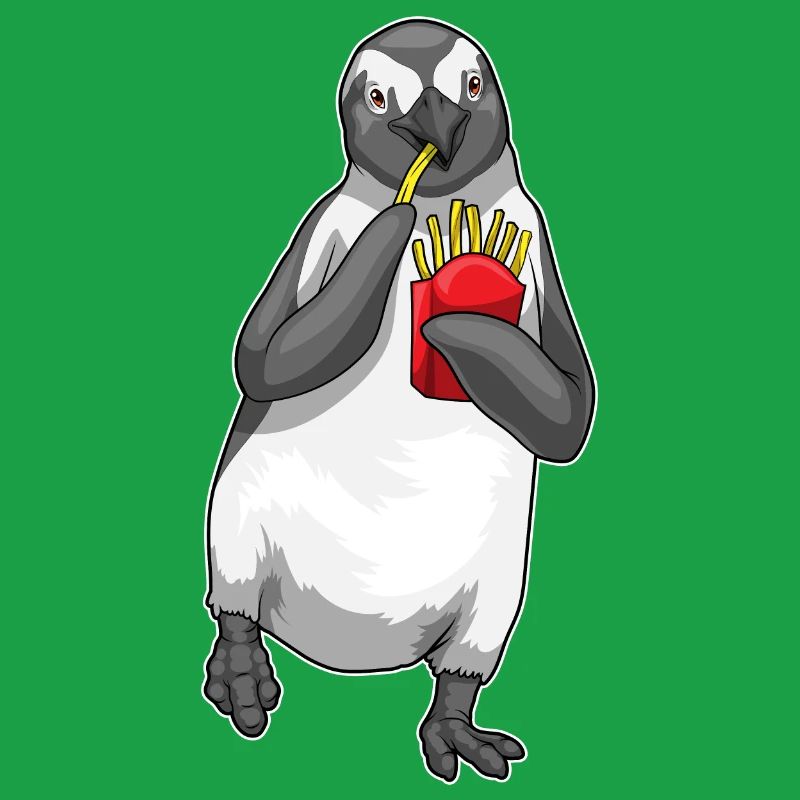 Pingouin frites