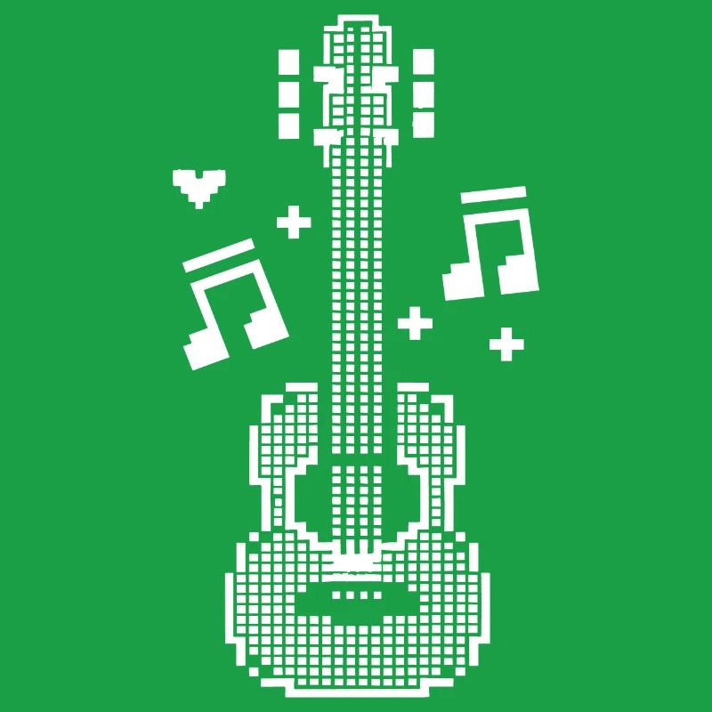 Ukulele Pixel Kunst