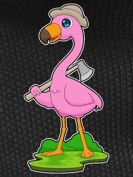 Flamingo Lumberjack Axe