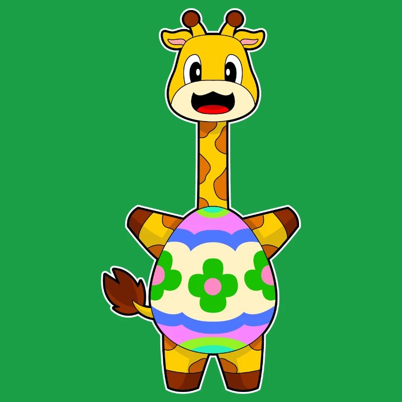 Giraffe Easter Easter Egg