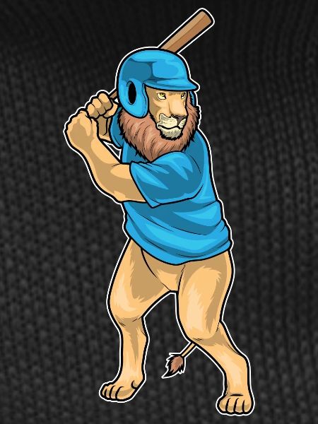 Lion Baseball Baseball Bat