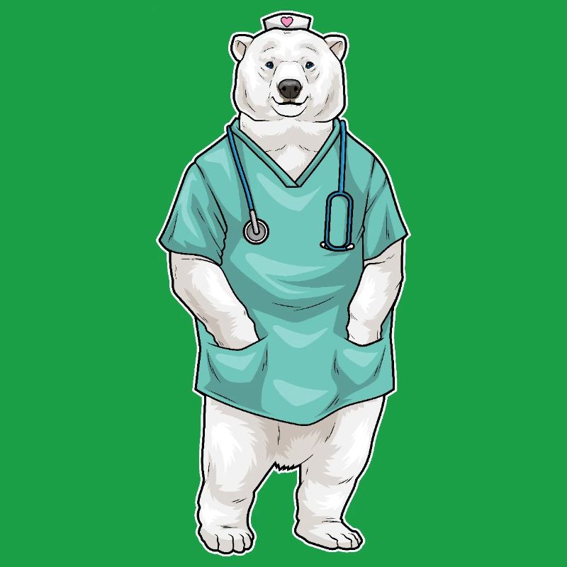 Stéthoscope Polar Bear Nurse