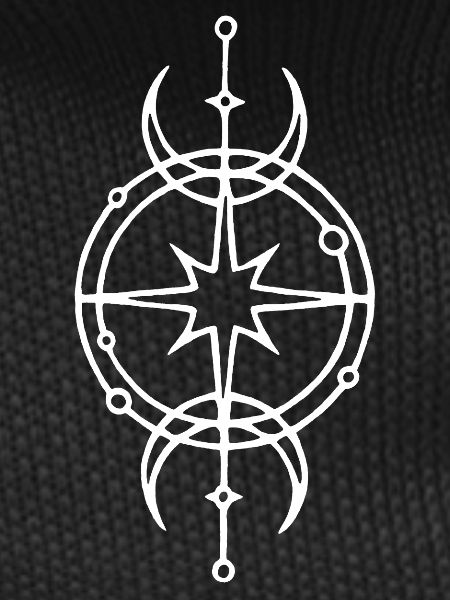 White symbol of protection