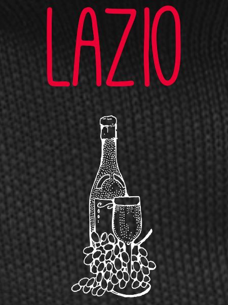 Lazio Wine &amp; Pasta Illustration