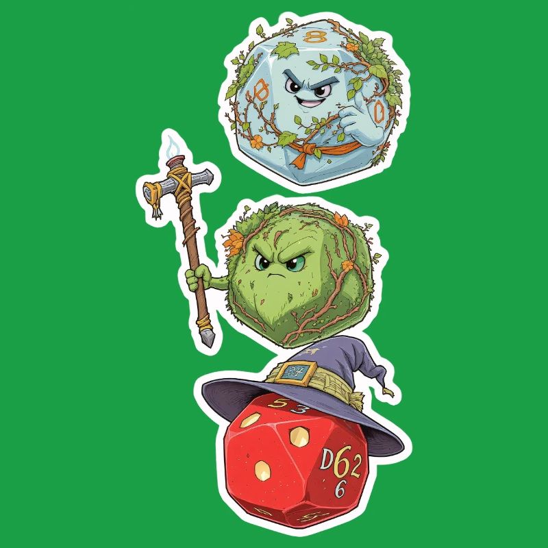 Cube Mage, Wizard & Druid – Fantasy Dice