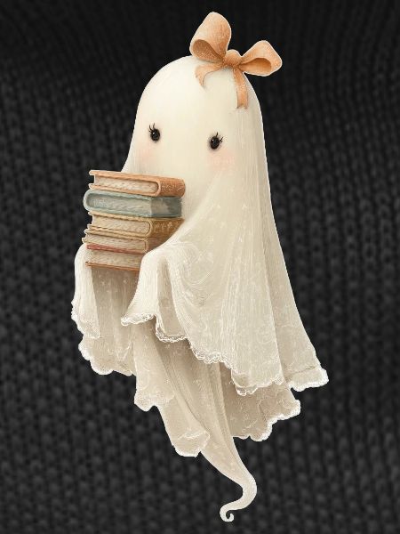 Ghost with Books