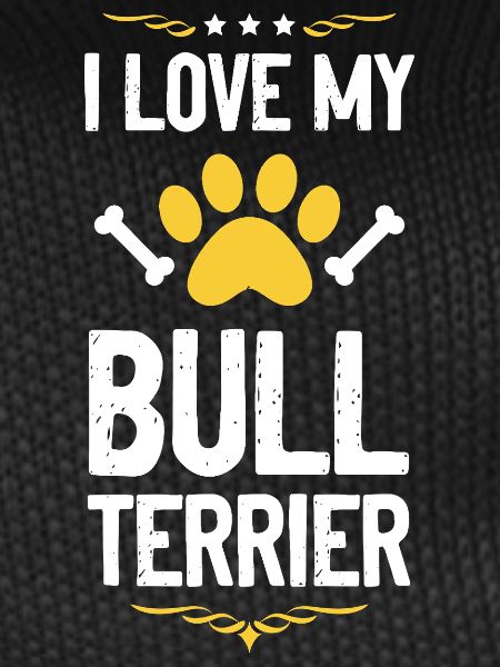 Bull Terrier Pride Paw Print
