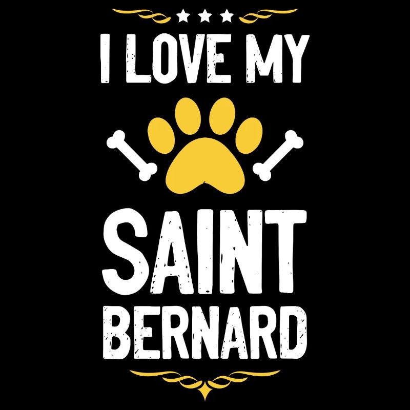 J’aime mon Saint-Bernard