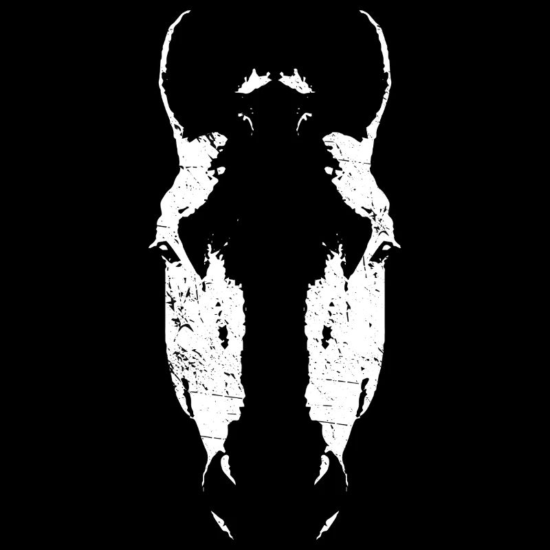 Silhouette Tête de Cheval Minimaliste