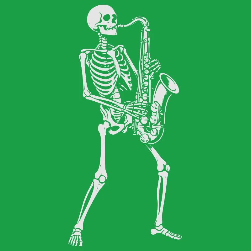 Skeleton Saxophonist gift