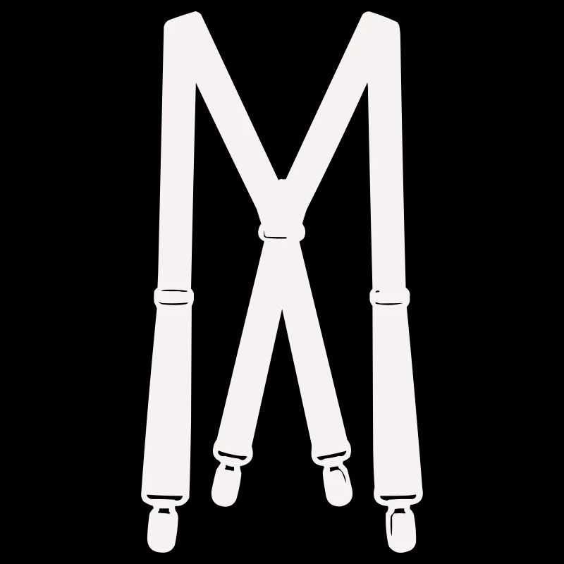 Illustration des bretelles blanches