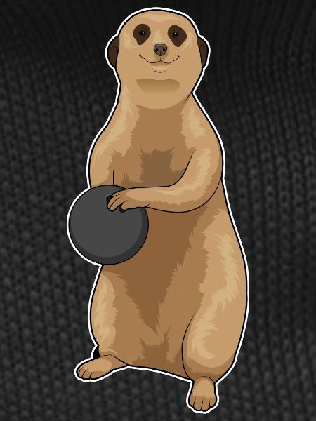 Suricate Boule de bowling
