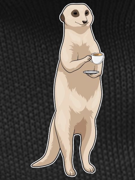 Tasse de café suricate