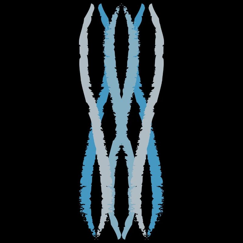 wave Art | blue-grey