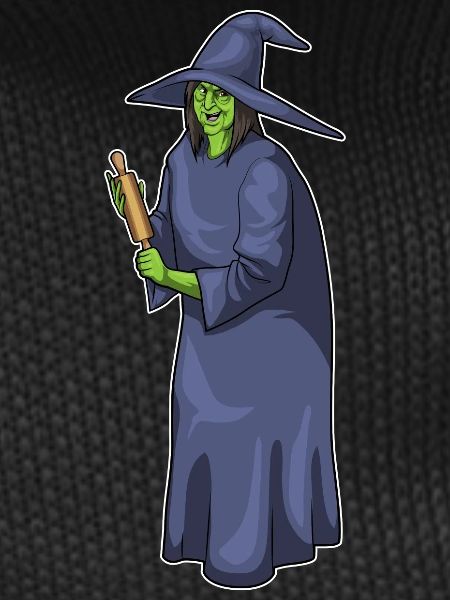 Sorcière Halloween Baking