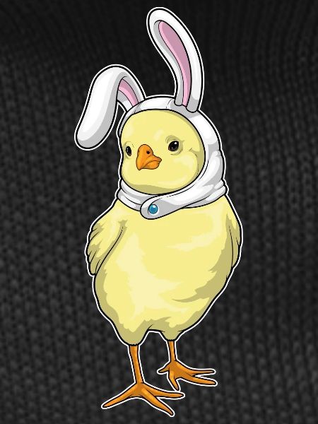 Chick Easter Bunny Ears