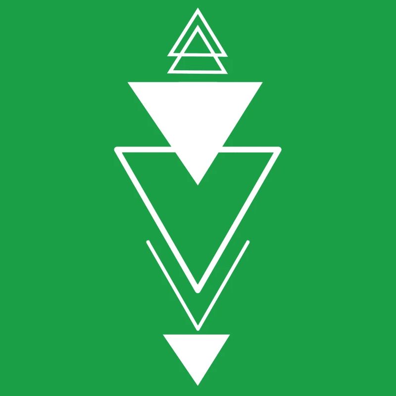 Triangular symbol (white)