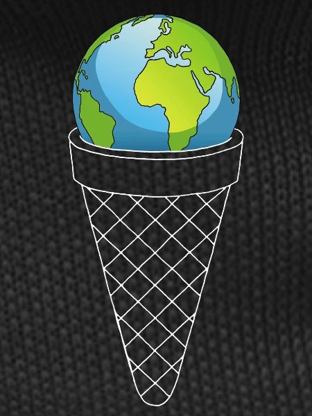 Ice cream from planet Earth
