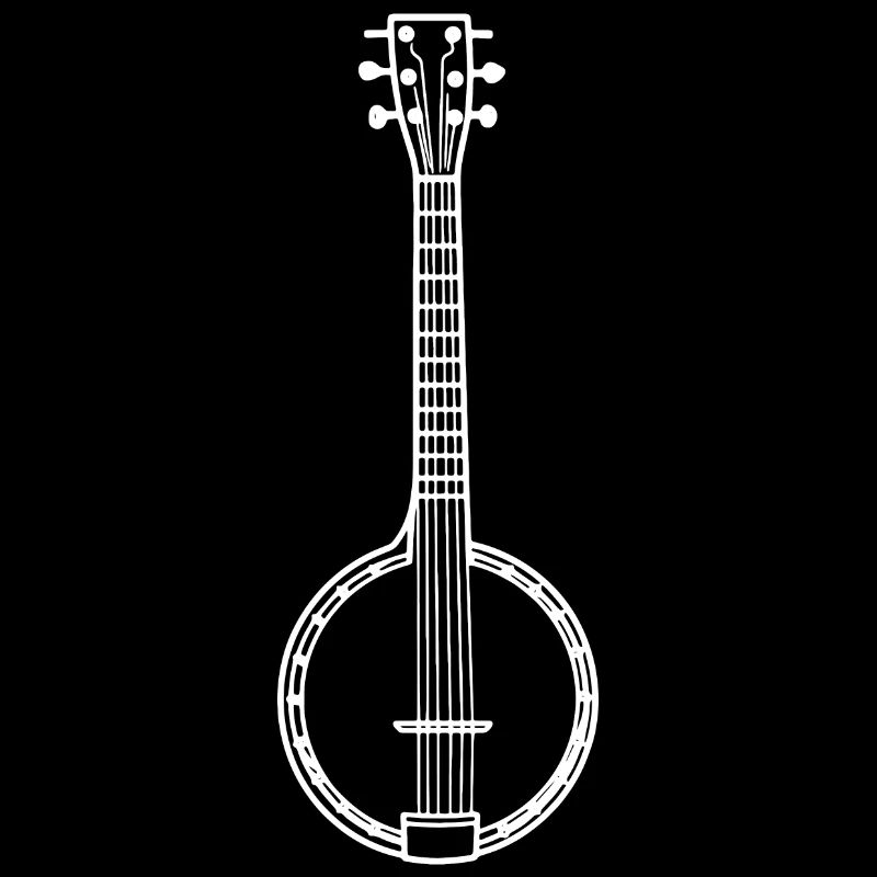 Banjo Line Art