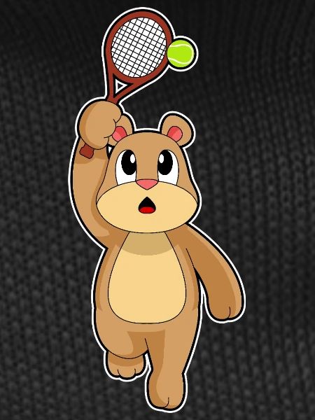 Bear Tennis Racket