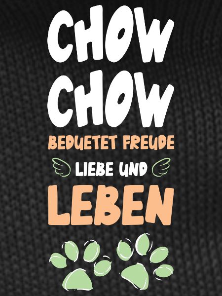 ChowChow Love And Life Pattern