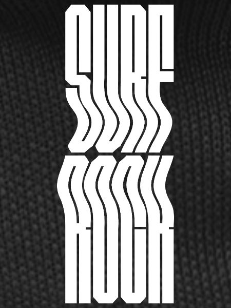 Surf Rock logo design T-Shirt