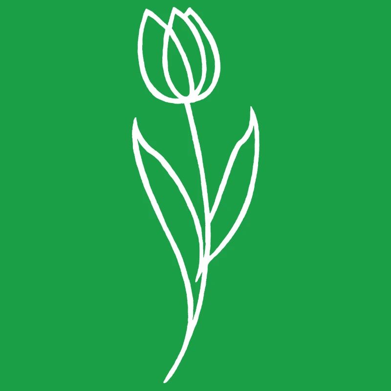 Esquisse d'une fleur blanche