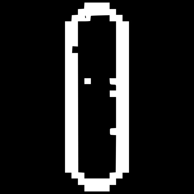 Icône de pixel de la bactérie bâton
