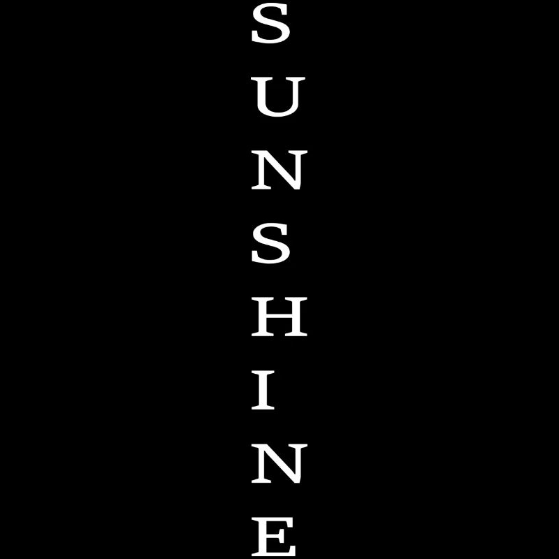 Sunshine! Trage den Sonnenschein nach außen!
