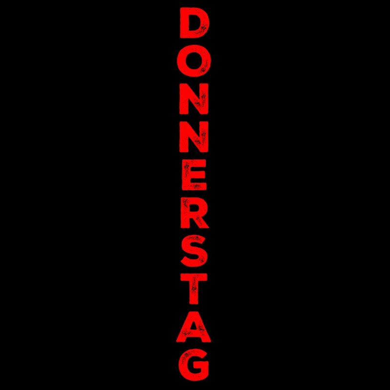 Donnerstag - rot