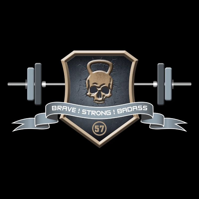 Logo Brave Strong Badass