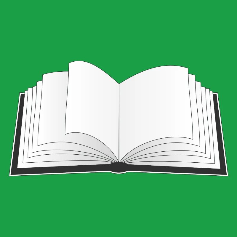ein offenes Buch für den Bücherwurm oder Leseratte