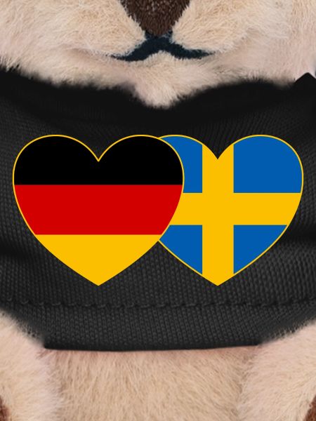 Germany Sweden Flag Heart
