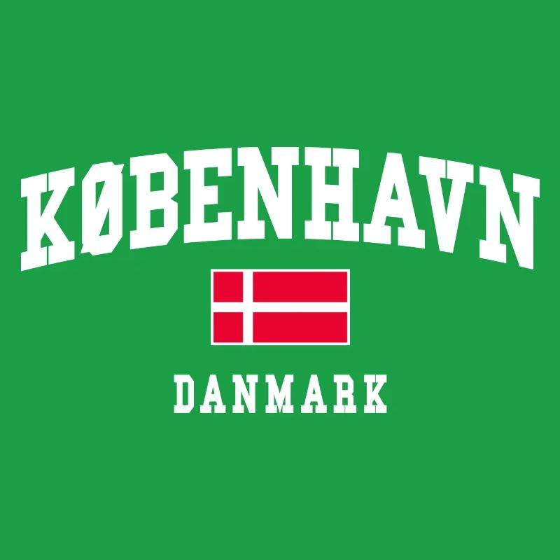 Denmark flag with bold arch