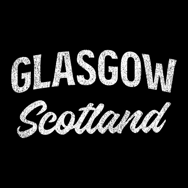 Lettrage vintage de Glasgow, Écosse