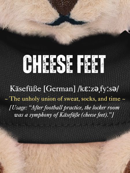 "Cheese Feet" definition with wit
