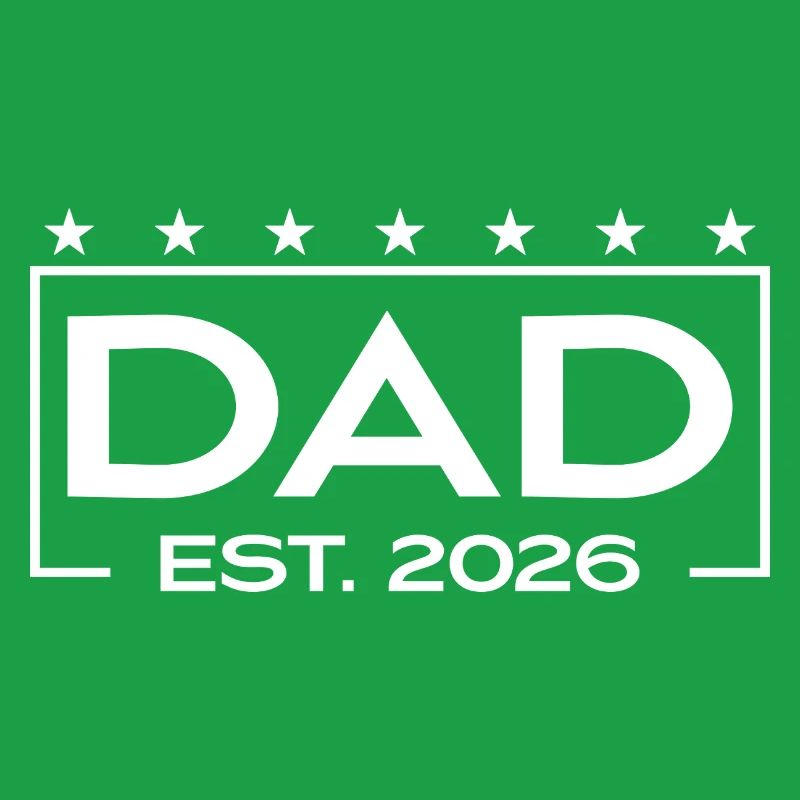 Papa 2026 Loading – Est. 2026 Design für Väter